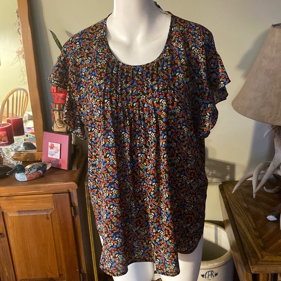 CeCe Tops - CeCe Floral Blouse
